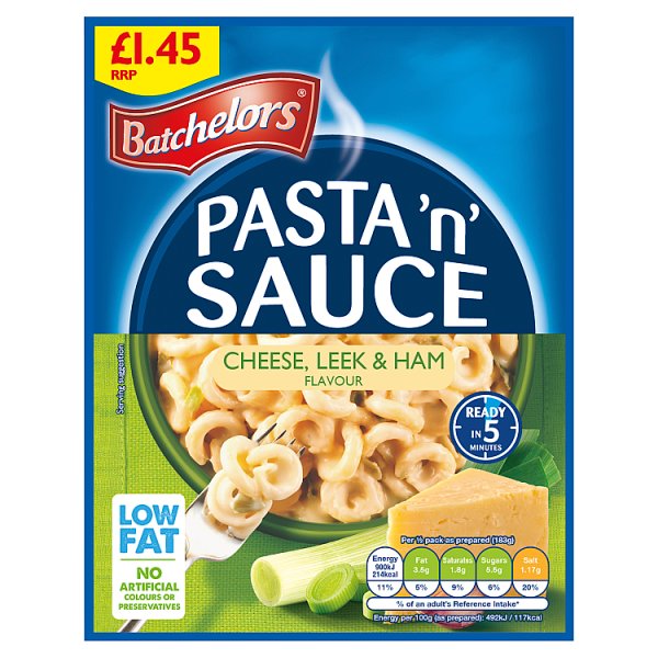 Batchelors Pasta 'n' Sauce Cheese, Leek & Ham Flavour 99g