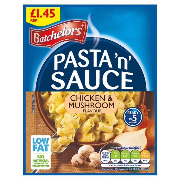 Batchelors Pasta 'n' Sauce Chicken & Mushroom Flavour 99g