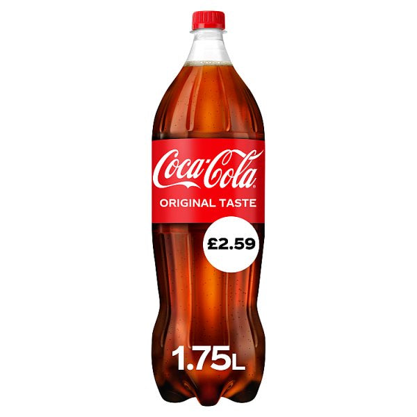 Coca-Cola Original Taste 1.75L PM £2.59p