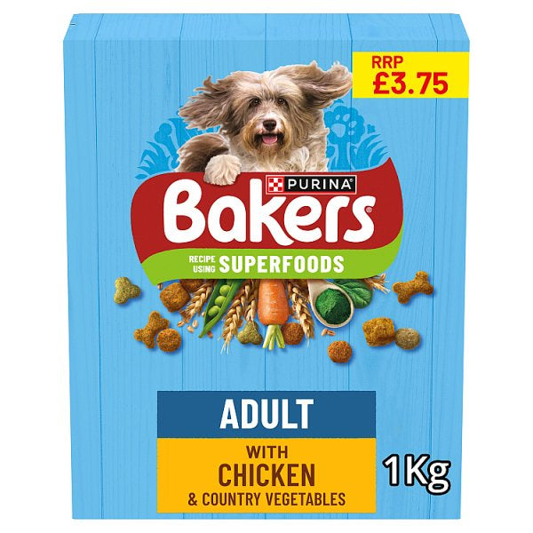 Bakers Adult with Tasty Chicken & Country Vegetables 1kg