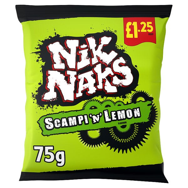 NiK NAKS Scampi 'N' Lemon Flavour 75g