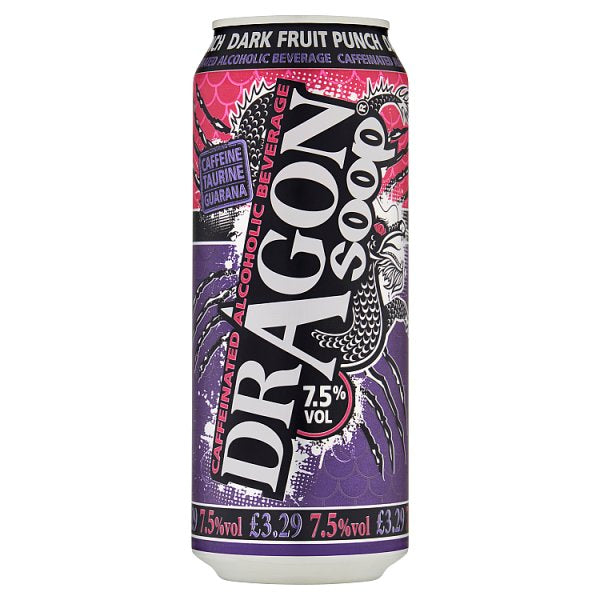 Dragon Soop Dark Fruit Punch Caffeinated Alcoholic Beverage 500ml