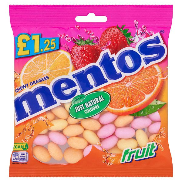 Mentos Fruit Bag 135g