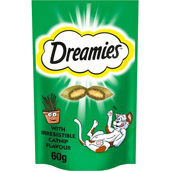 Dreamies Cat Treat Biscuits with Catnip 60g