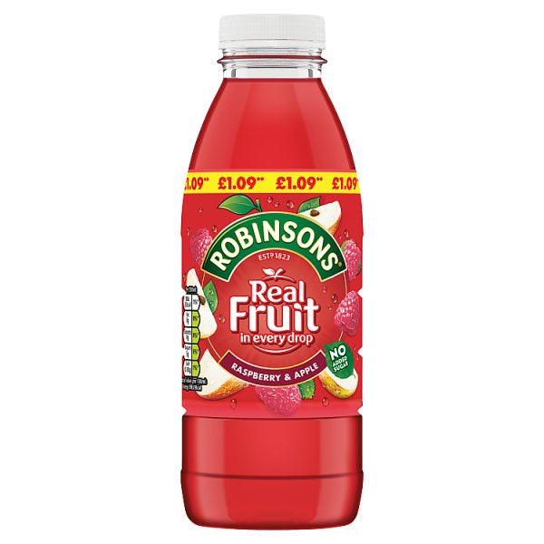 Robinsons Ready to Drink Raspberry & Apple Juice Drink PMP 500ml