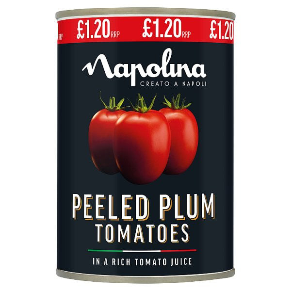 Napolina Peeled Plum Tomatoes 400g [PM £1.20 ]