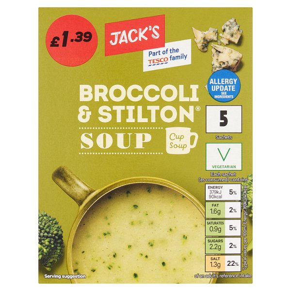 Jack's Broccoli & Stilton Cup Soup 120g