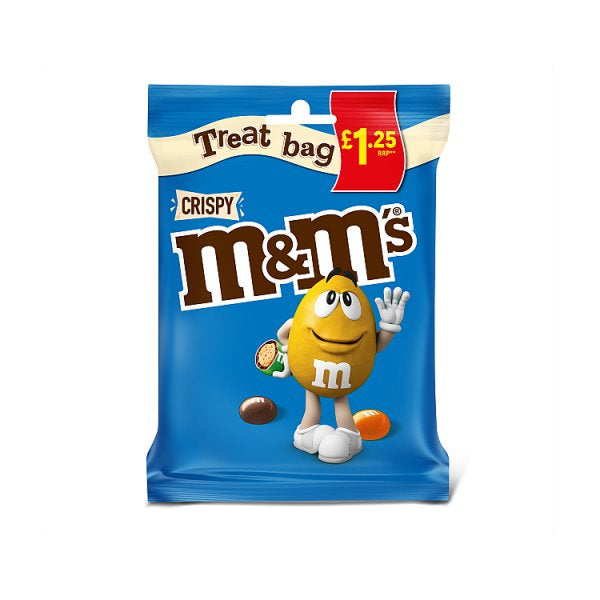 M&M's Crispy Milk Chocolate Bites Treat Bag £1.25 PMP 77g – A&A Stores
