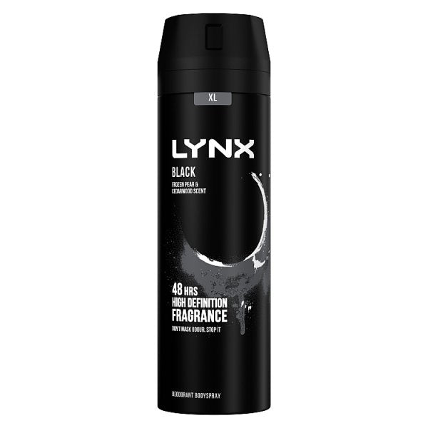 Lynx Deodorant Bodyspray Black 200 ml
