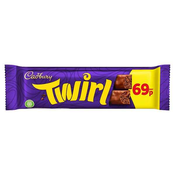 Cadbury Twirl Standard Bars 48 x 43g [PM 69p ]