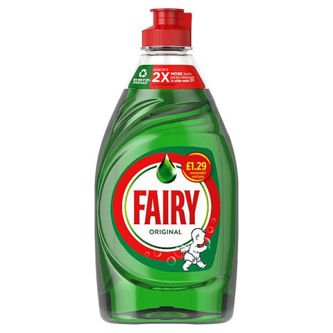 Fairy Original Washing Up Liquid Green with LiftAction PMP 320ML