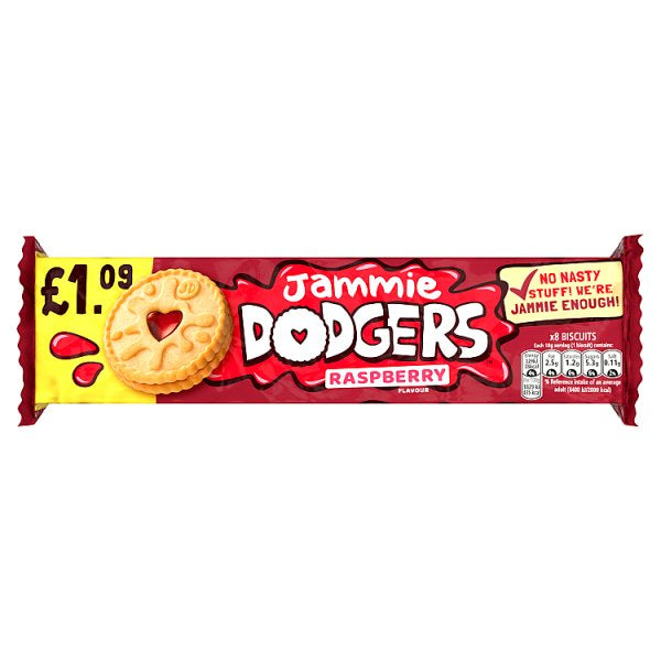 Jammie Dodgers Raspberry Flavour 140g [PM £1.09 ]