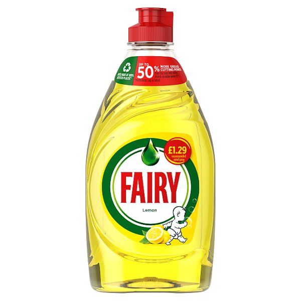 Fairy Lemon Washing Up Liquid with LiftAction PMP 320ML