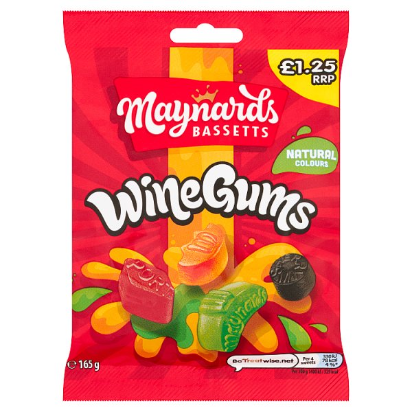 Maynards Bassetts Wine Gums 165g