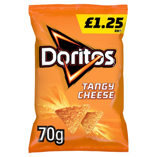 Doritos Tangy Cheese Tortilla Chips £1.25 RRP PMP 70g