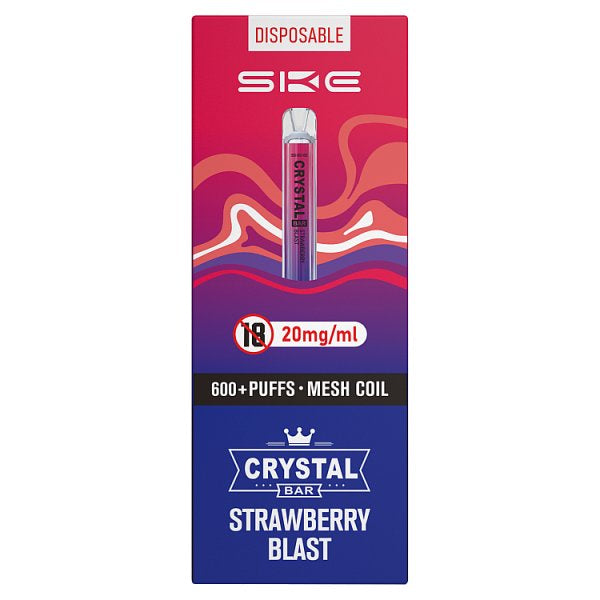SKE Disposable Crystal Bar Strawberry Blast 20mg/ml