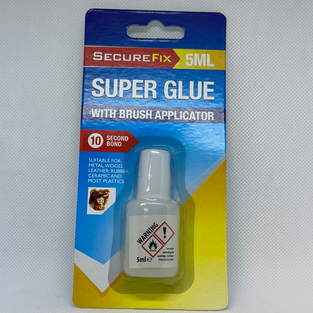 Super Glue With Brush Applicator 5ml