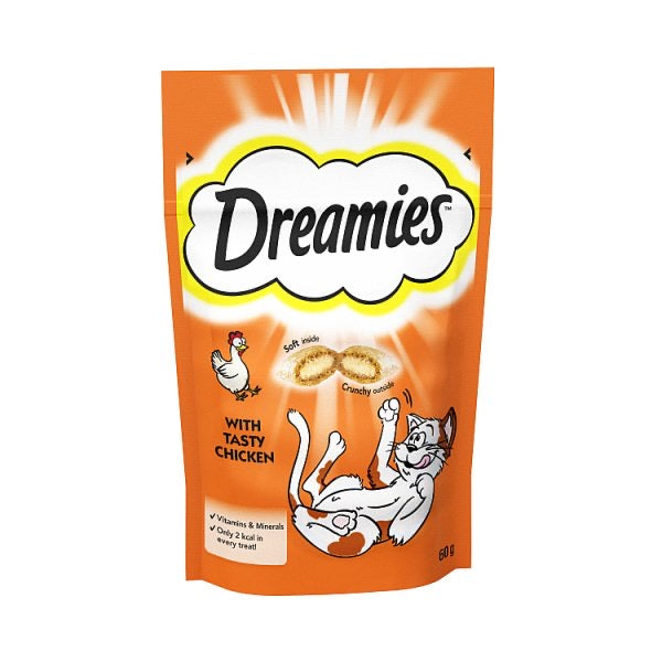 Dreamies Cat Treat Biscuits with Chicken 60g