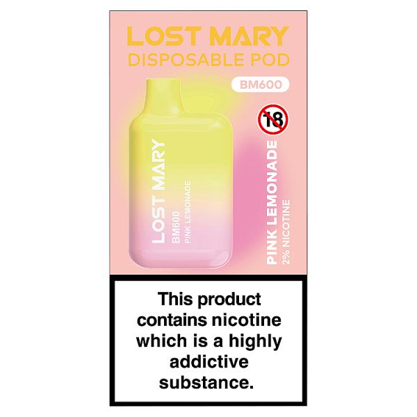 Lost Mary Disposable Pod BM600 Pink Lemonade