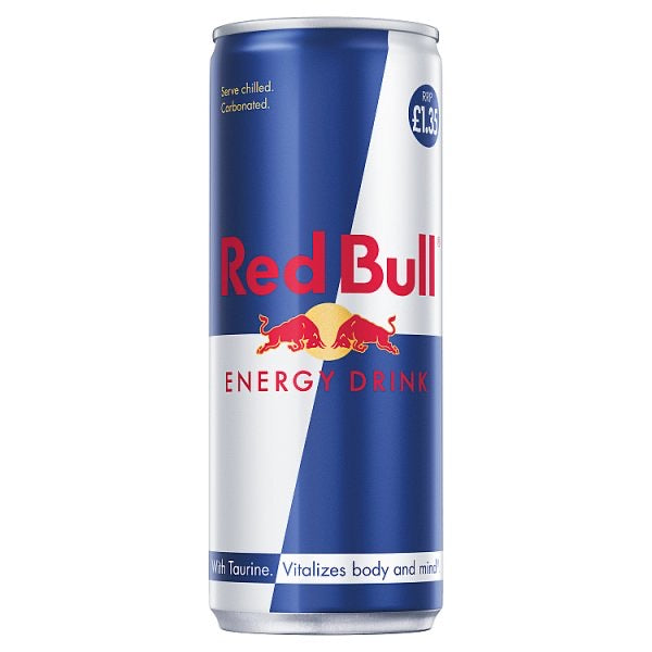 Red Bull Energy Drink, PM £1.35, 250ml