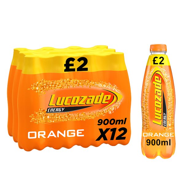 Lucozade Energy Drink Orange 900ml PMP £2