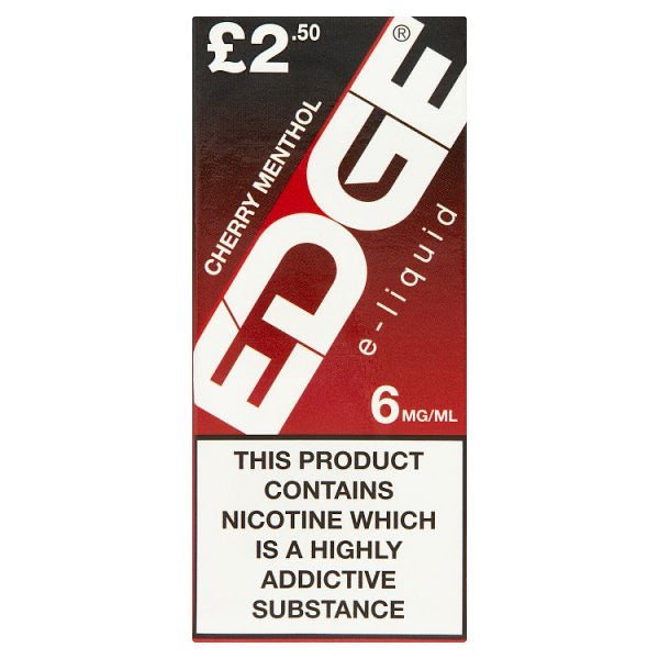 Edge Cherry Menthol E-Liquid 6mg/ml 10ml [PM £2.50 ]