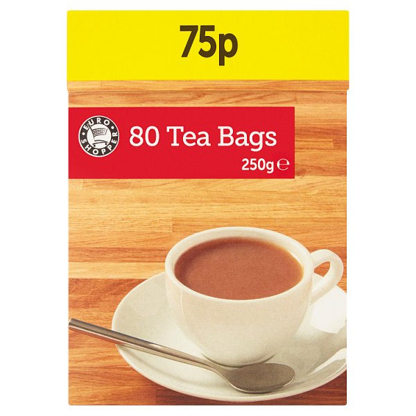 Euro Shopper 80 Tea Bags 250g