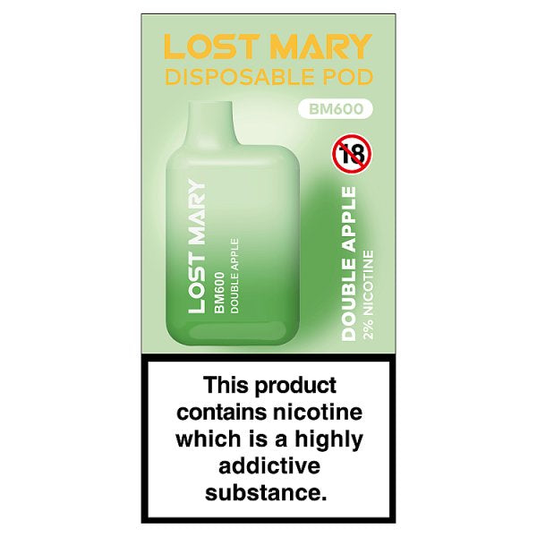 Lost Mary Disposable Pod BM600 Double Apple