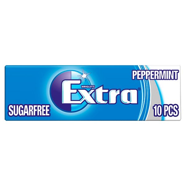 Extra Peppermint Chewing Gum Sugar Free 10 Pieces