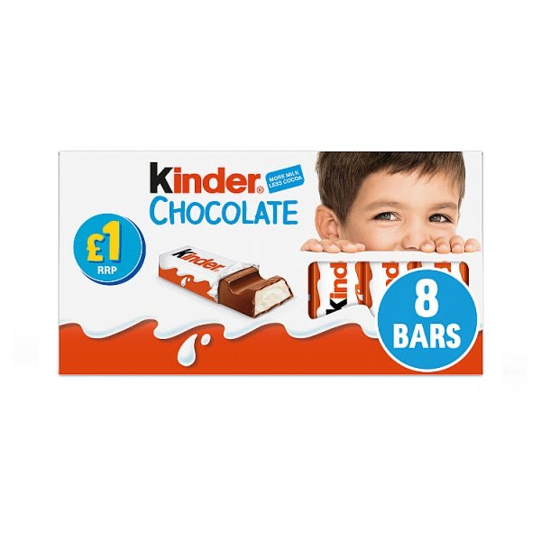 Kinder Chocolate bar (x 8)