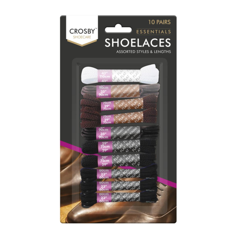 Assorted Sized Shoe Laces 10pk