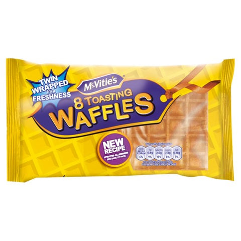 McVitie's Toasting Waffles 8 Pack 200g