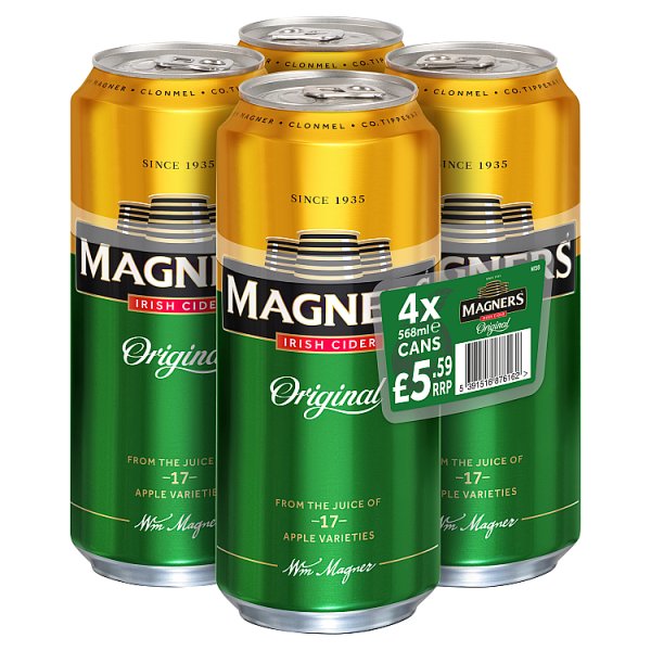 Magners irish cider 4x568ml