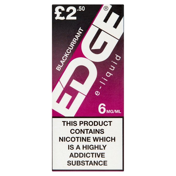 Edge Blackcurrant E-Liquid 6mg/ml 10ml [PM £2.50 ]