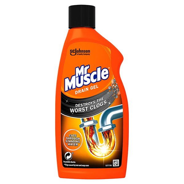 Mr Muscle Gel Drain & Sink Unblocker 500ml