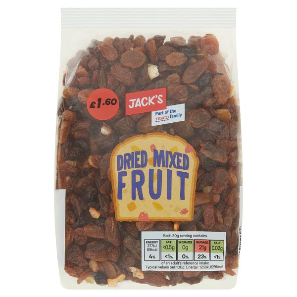 Jack's Dried Mixed Fruit 375g [PM £1.60 ]