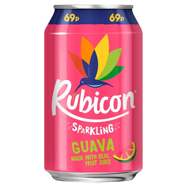 Rubicon Sparkling Guava Juice Drink 330ml, PMP 69p