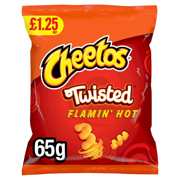 Cheetos Twisted Flamin' Hot Snacks 65g