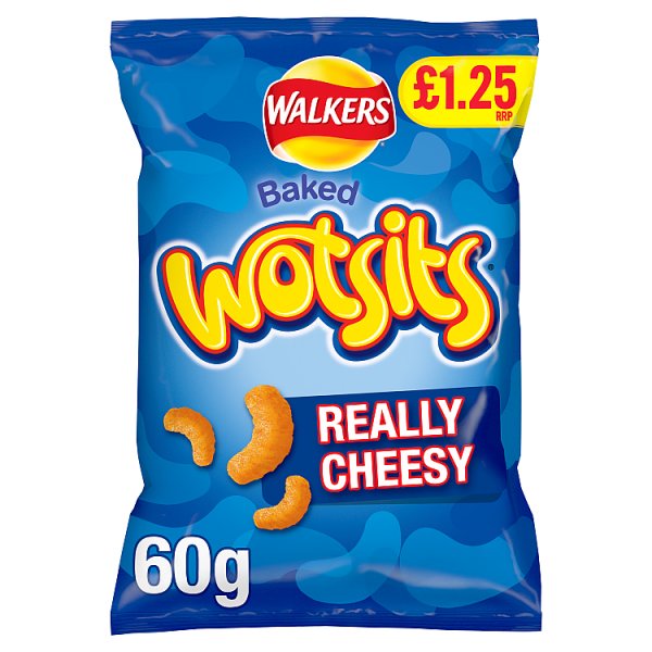 Walkers Wotsits Cheese Snacks £1.25 RRP PMP 60g
