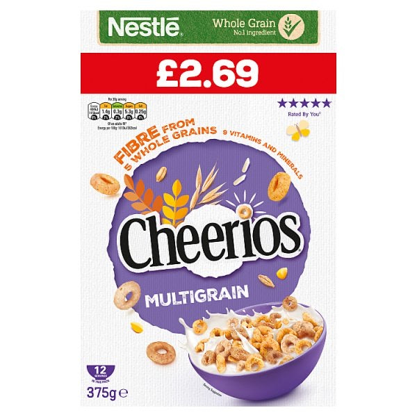 Cheerios Multigrain 375g [PM £2.69 ]