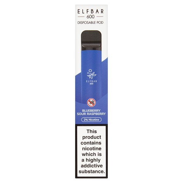 Elfbar 600 Disposable Pod Blueberry Sour Raspberry