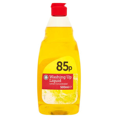 Euro Shopper Washing Up Liquid Lemon Concentrated 500ml