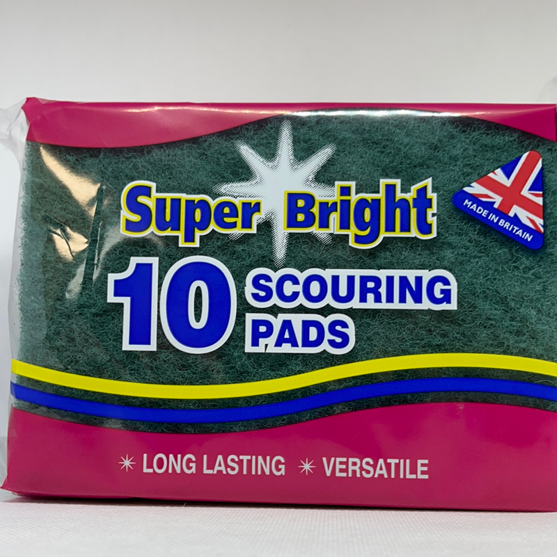 Super Bright 10 Scouring Pads