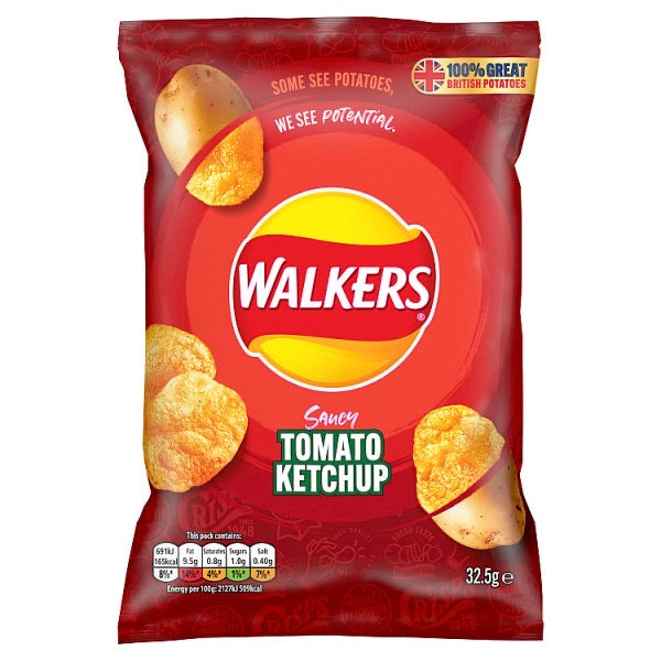 Walkers Crisp Tomato Ketchup