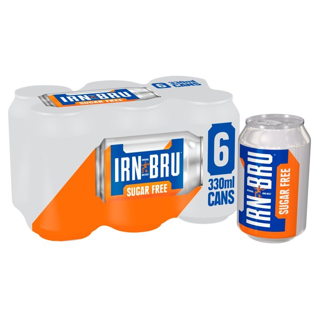 Irn Bru Sugar  6x330ml Free Pm300