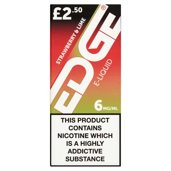 Edge Strawberry & Lime E-Liquid 6mg/ml 10ml [PM £2.50 ]