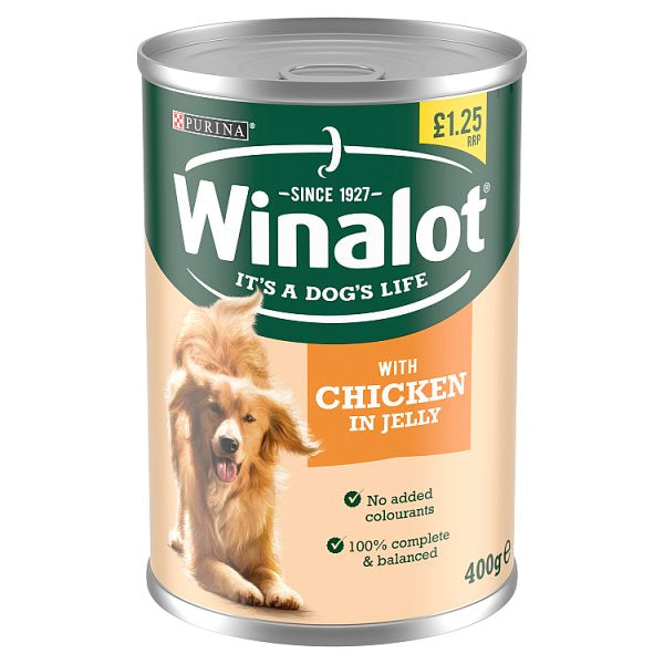 Winalot with Chicken in Jelly 400g [PM £1.25 ]