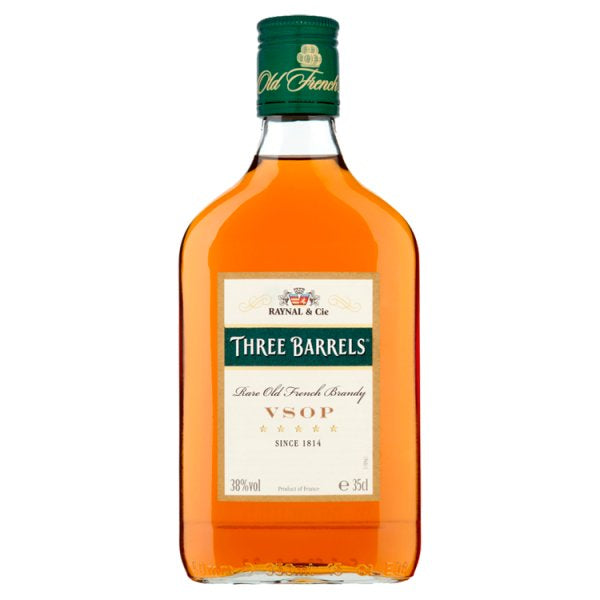 Three Barrels Rare Old French Brandy VSOP 35cl [PM £10.49 ]