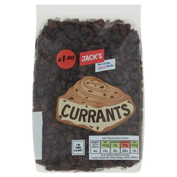 Jack's Currants 375g [PM £1.60 ]