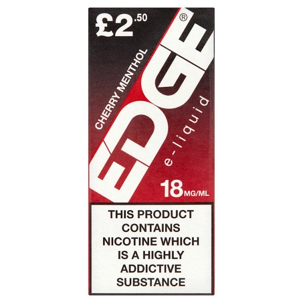 Edge Cherry Menthol E-Liquid 18mg/ml 10ml [PM £2.50 ]